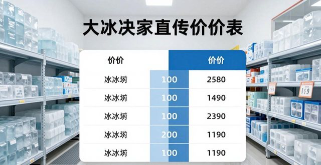 大冰块批发厂家怎么选？滨湖直供渠道靠谱吗