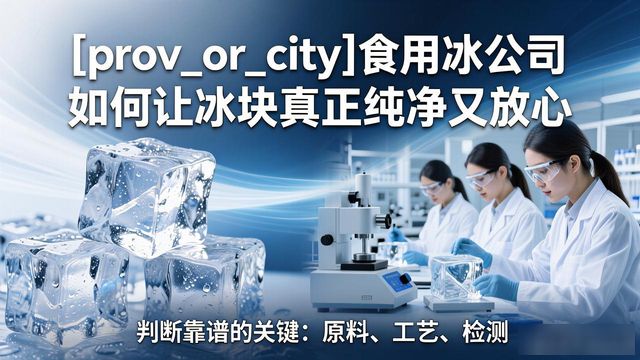 滨湖食用冰公司如何让冰块真正纯净又放心